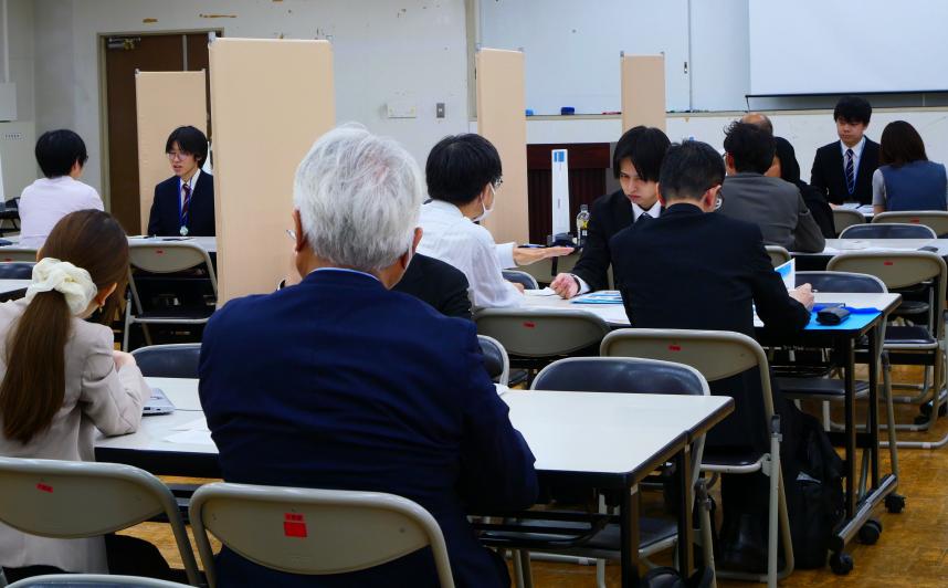 合同企業説明会の様子1