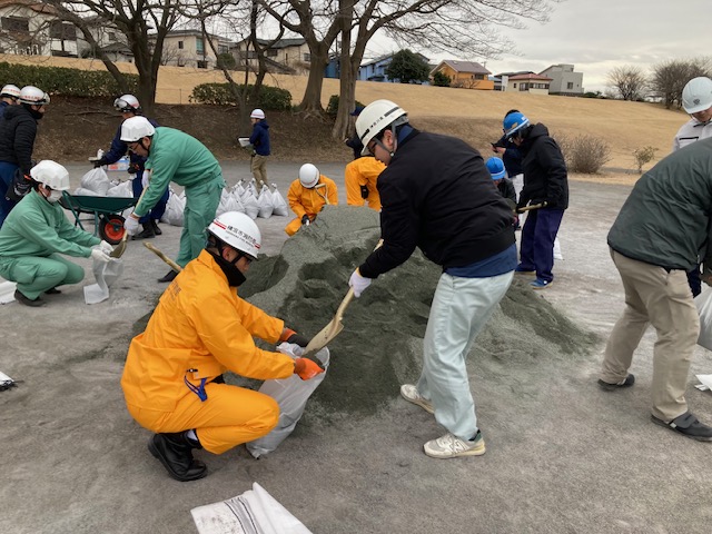 土のう拵え