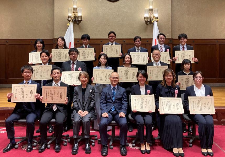受賞者集合写真
