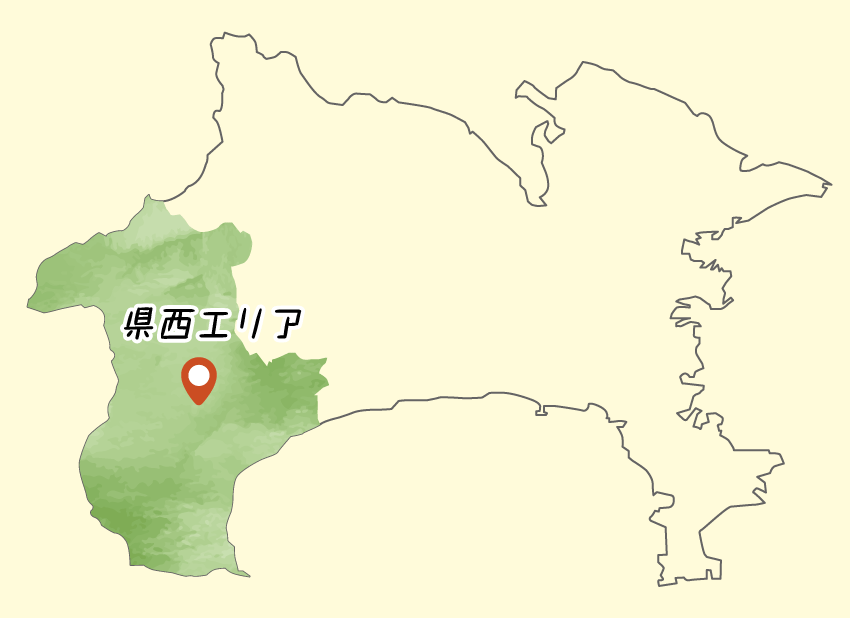 県西エリア地図